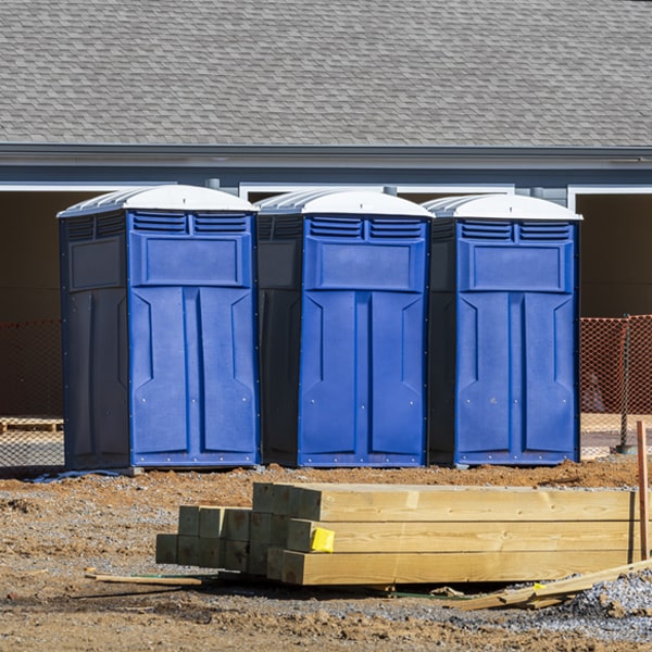 what is the maximum capacity for a single portable toilet in Bell